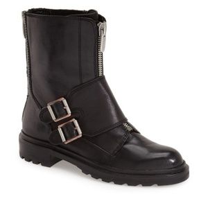 Calvin Klien 'Suzetta' Monk Strap Moto Boot